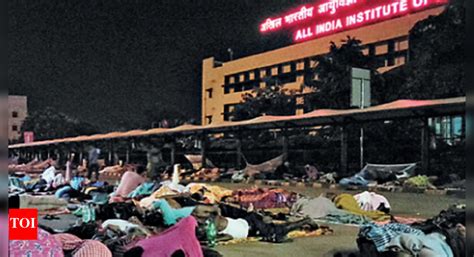 Shelter Crisis: No Shelter, Patients And Attendants Forced To Sleep In ...