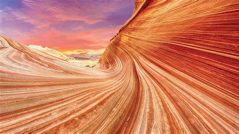 The slot canyon known as "The Wave" in Coyote Buttes North. | Utah ...
