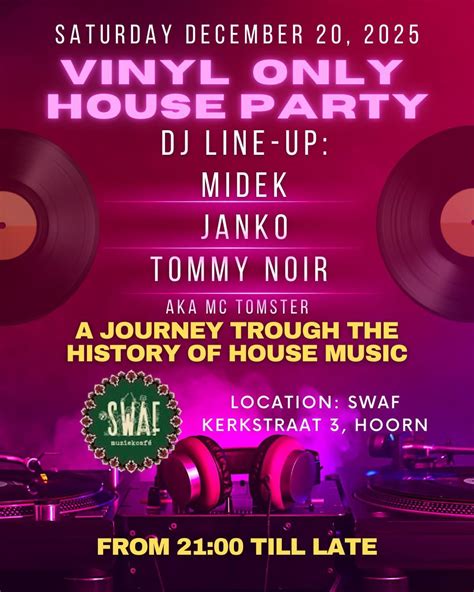 HoS a journey through the history of House, the vinyl edition ...
