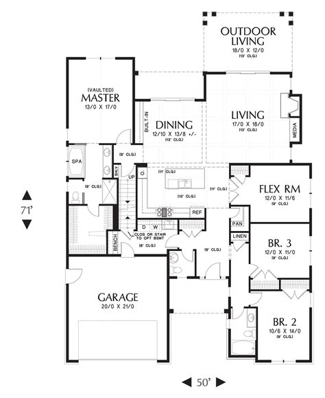 5 Bedroom Ranch Floor Plans : Open Floor Plans Inspirational Ideas Also ...