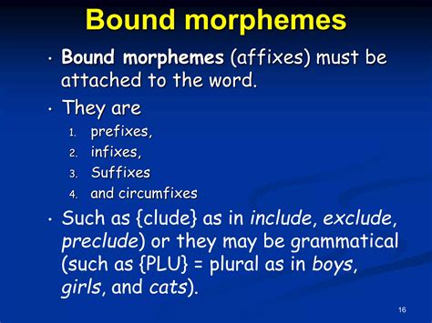 Morphemes & Types of morphemes | PPT