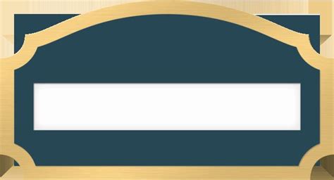 Free Printable Door Name Plate Template