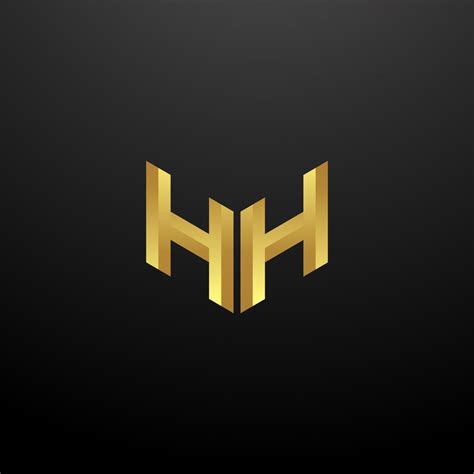 Monogram Hh Logo Design By Vectorseller Thehungryjpeg - vrogue.co