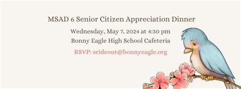 Annual MSAD 6 Senior Citizen Appreciation Dinner, Bonny Eagle High ...