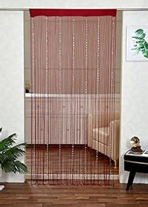 Buy Malik Home Furnishing Fancy Sparkling String Rod Pocket Door ...