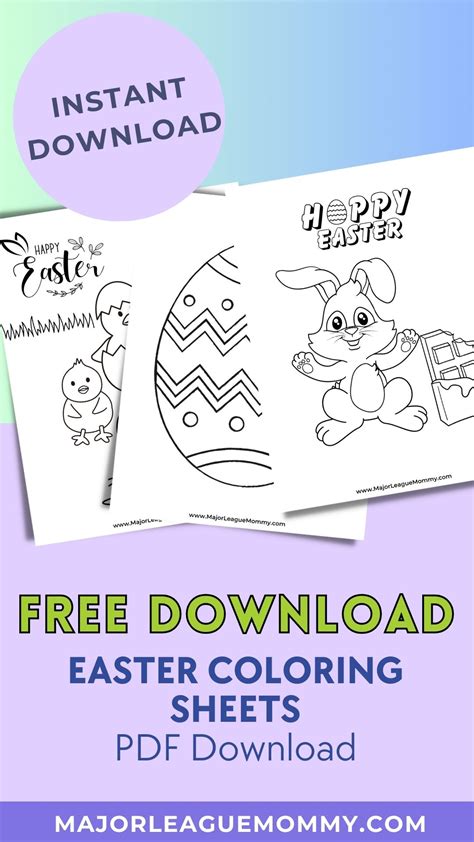 Free Printable Easy Easter Coloring Pages