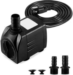 FLOJOY 45W Submersible Fountain Water Pump 2500 L/hr & 3 Nozzles 220v ...