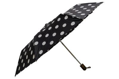 Janet Black 3 Fold Polka Dot