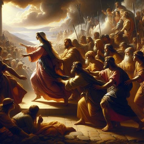 Deborah leading | Bible Art