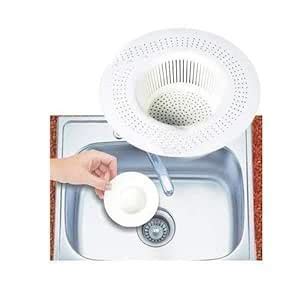 RUTVI TEX Sink Strainer Kitchen Drain Basin Basket Filter Stopper ...