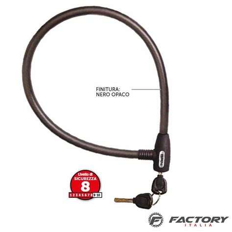 Lucchetto Pieghevole Per Bicicletta, Alta Sicurezza, 83 Cm, Con - 6