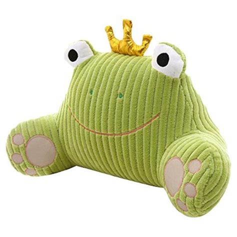 Amazon.com: Mlotus Novelty Frog Back Cushion Lumbar Support Pillow Kids ...