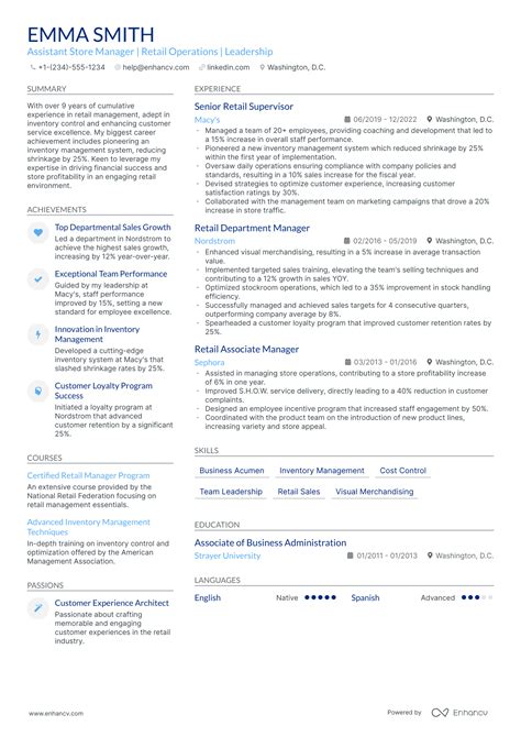 Retail Resume Examples 的图像结果