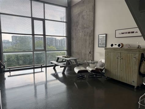 Industrial Loft with amazing light. 30' floor to ceiling windows ...