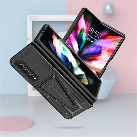 Black Dual Layer Premium Case for Samsung Z Fold 3 | India – JustAndBest