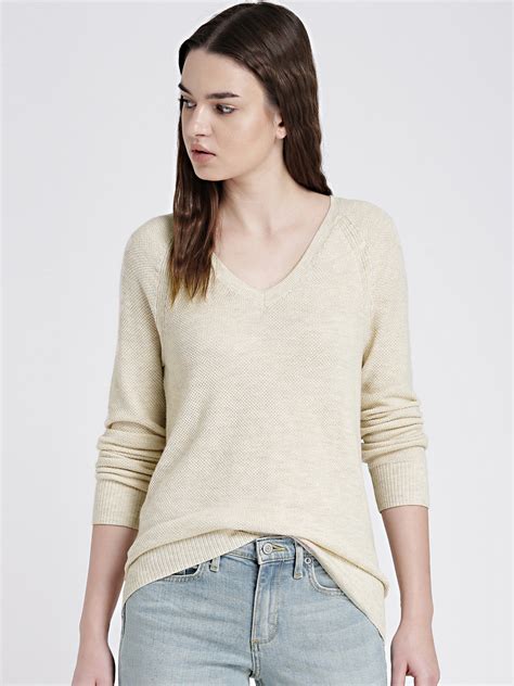 Sale > womens cream sweater > in stock