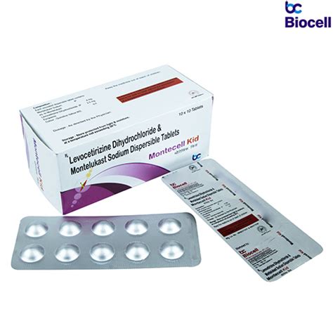 MONTECELL-KID Tablets Biocell Pharmaceuticals Pvt. Ltd.