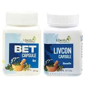 Buy Bet Livcon Capsule Combi Kit for Control Diabetes, Substitute for ...