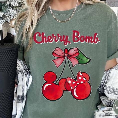 Coquette Mickey Minnie Mouse Cherry Bomb Shirt - Wondermento