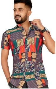 7 SECRET Men Printed Casual Multicolor Shirt - Buy 7 SECRET Men Printed ...