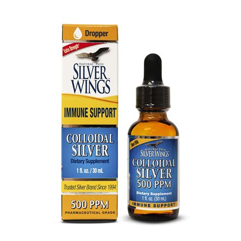 Natural Path Silver Wings Wellness Drops - Immune Support Colloidal ...