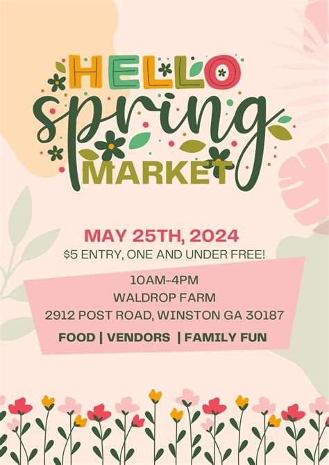 Hello Spring Market , Waldrop Farm, Winston, 25 May 2024 | AllEvents.in