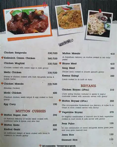 Menu at Capital Restaurant, New Delhi, No. III- 1/2