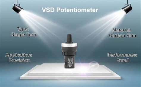 Potentiometer, 10k Potentiometer Panel Mount VSD VFD for Variable Speed ...