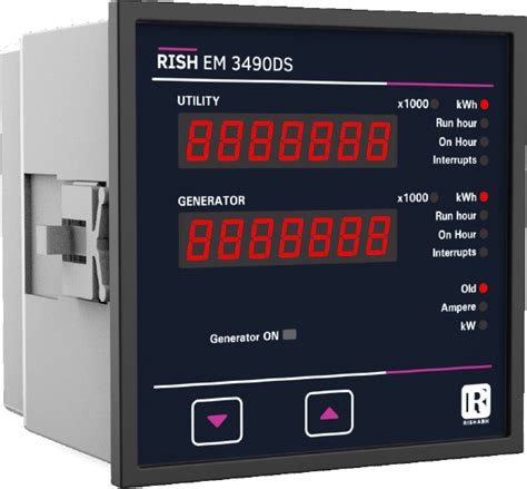 Rishabh Instruments Limited | Rish EM3490DS - Dual Source Energy Meter