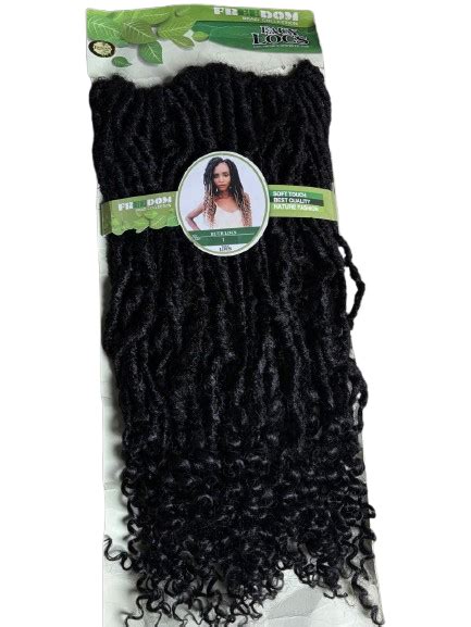 Freedom Collection Ruth Locs Dreadlock Synthetic Crochet - Black 22inc ...