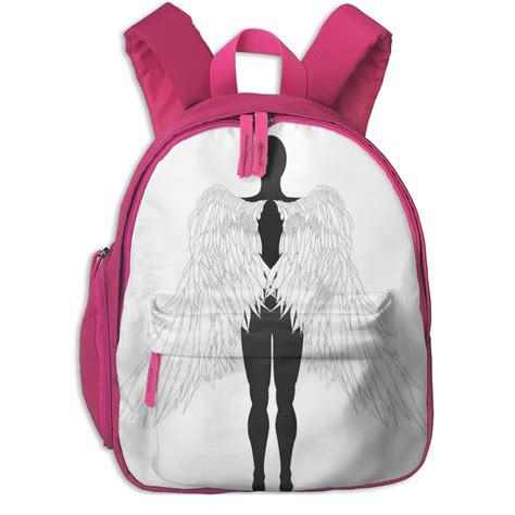 Buy Kids School Backpack for Boys and Girls,Back View Of An Angel Woman ...
