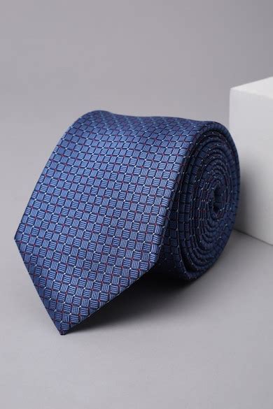 Buy Men Blue Embroidered Formal Tie Online - 39761227 | Allen Solly
