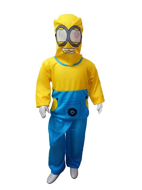 Buy BookMyCostume Yellow Childlike Cartoon Character Kids Fancy Dress ...