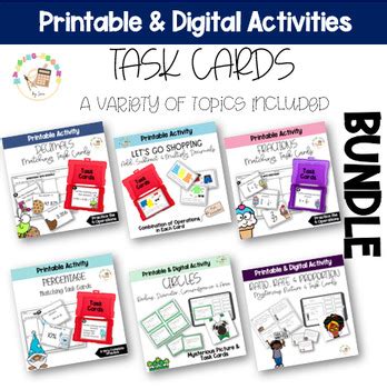 Image result for Math Task Cards