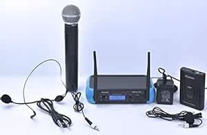 Hisonic Hs8287 Dual VHF Wireless Microphone System 1 Handheld + 1 Belt ...