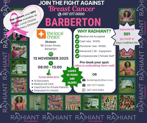 🎀 Mobile Mammogram Screenings – BARBERTON, The Local Choice Pharmacy ...