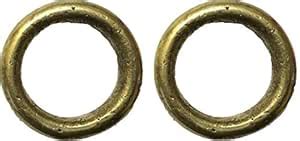 Dhol/Dholak Brass Rings(Set Of 2 Rings).Heavy Brass Rings Approx 13 ...