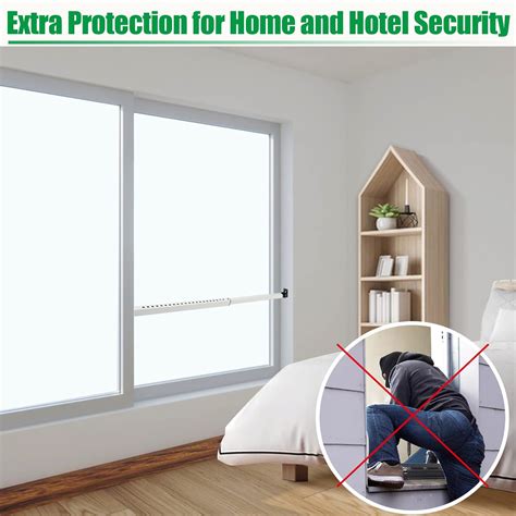 Buy JUSTOGO Sliding Window Security Bars, Window Locks Security ...