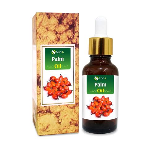 Salvia Natural Carrier Oils 10ml Palm Oil (Elaeis Guineensis) Cold ...