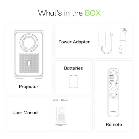 Lumio Arc 5 Projector | Official Google TV & Netflix | 1080p Full HD ...