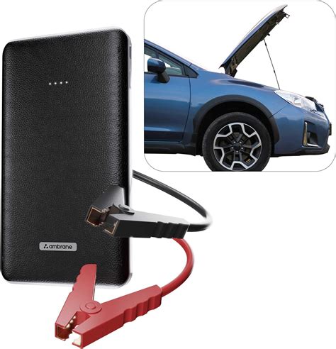 Ambrane Car Jump Starter with 7200mAh Lithium Polymer Battery, 200A ...