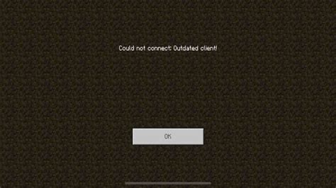Minecraft Outdated Client 的图像结果