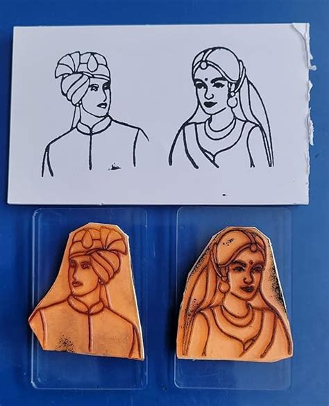 Generic Mehndi Stamp 55x80 mm Black Rubber Stamp for Poonam Arts Mehndi ...