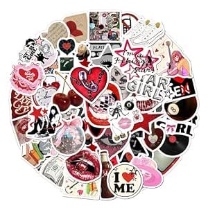 KittyAnie Aesthetic Downtown Girls Stickers 50Pcs Cool Trendy Y2K ...