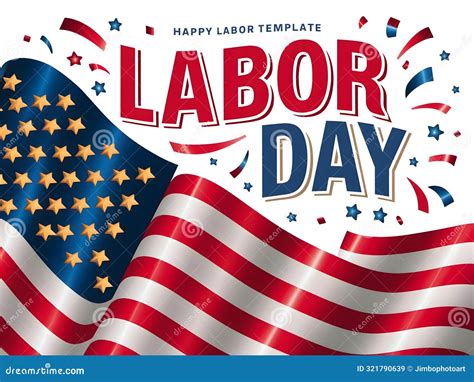 Patriotic Theme, Create a Labor Day Template with a Red, White, and ...