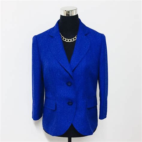 Royal Blue Blazer, Women's Fashion, Coats, Jackets and Outerwear on ...