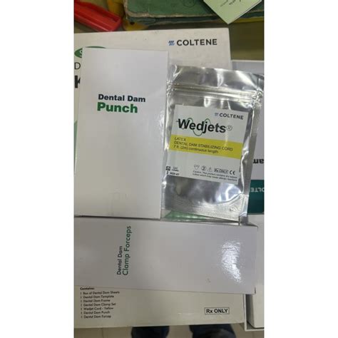Rubber Dam Kit Hygenic Coltene with Indian punch and forceps - Dentalmart