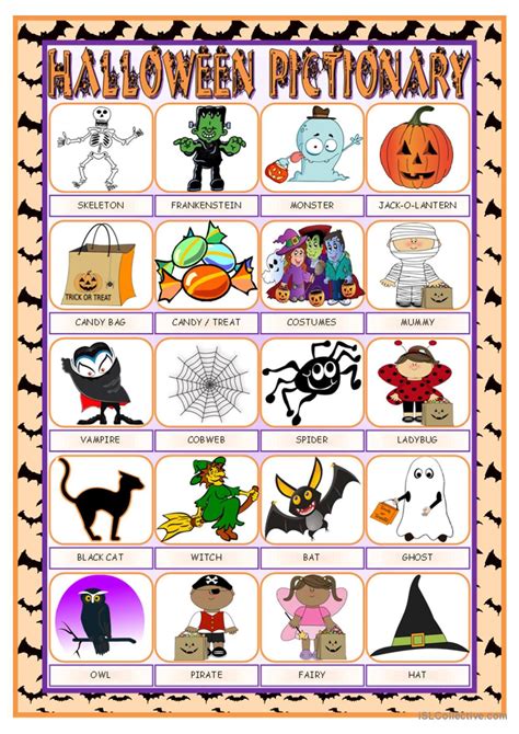 Words Associated With Halloween