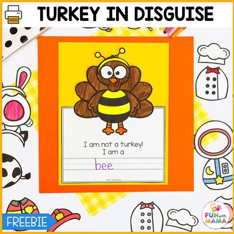 Turkey In Disguise Template at getjessieblog Blog