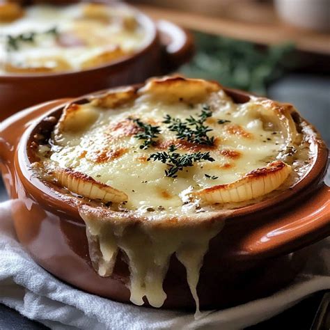 French Onion Soup with Extra Caramelized Onions